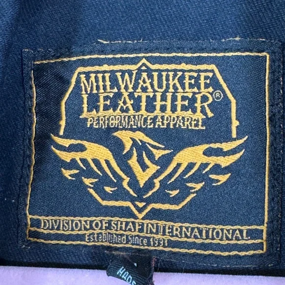 Milwaukee Leather Black Denim Studded Moto Jean Jacket Women XL Bikercore Grunge - Picture 9 of 9